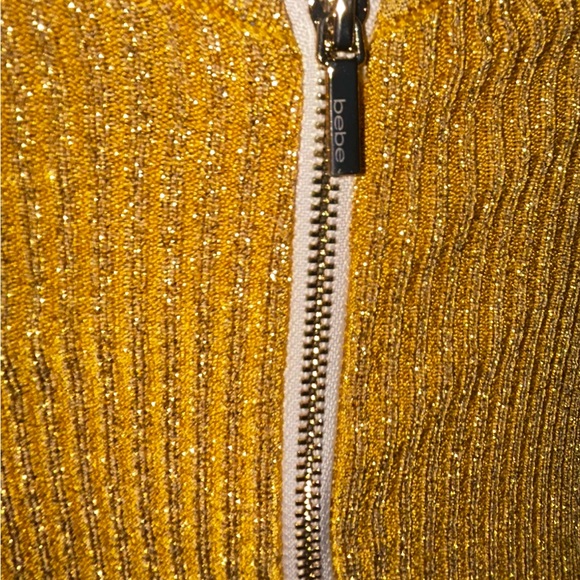 NWOT Bebe ribbed body con sleeveless midi dress - Picture 6 of 10